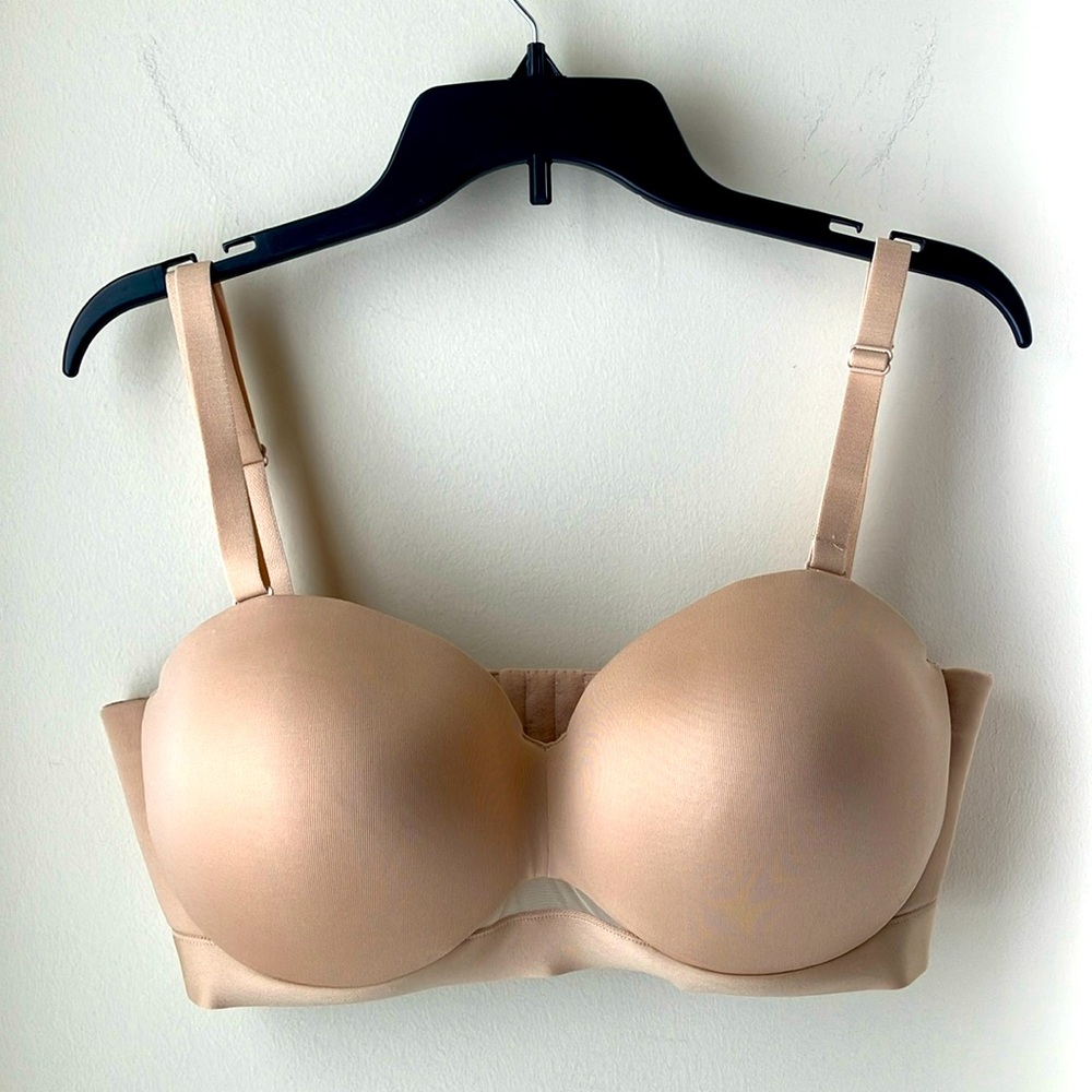 Cacique Lane Bryant tan push-up, convertible bra 38DD